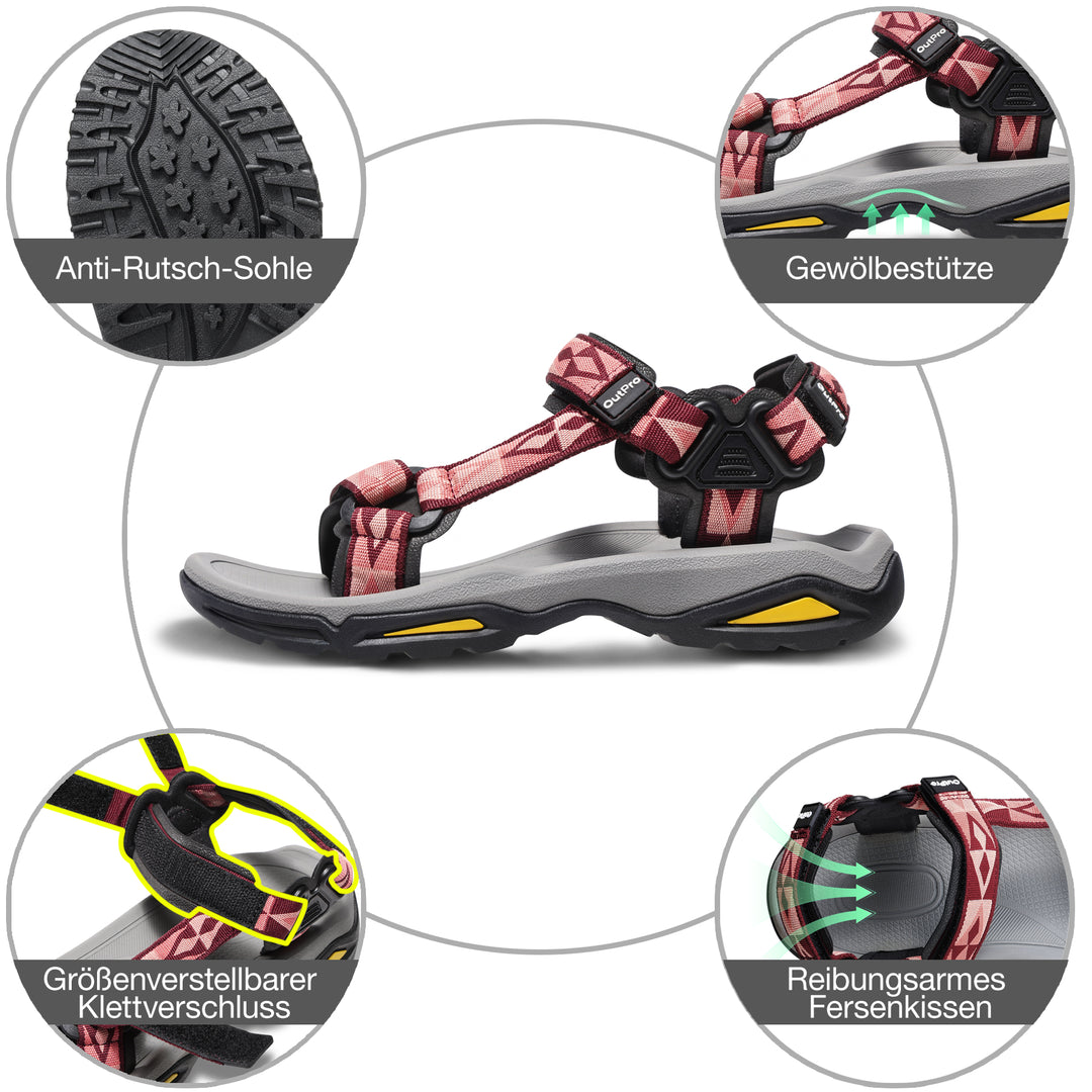 OutPro Women's Hiking Sandals