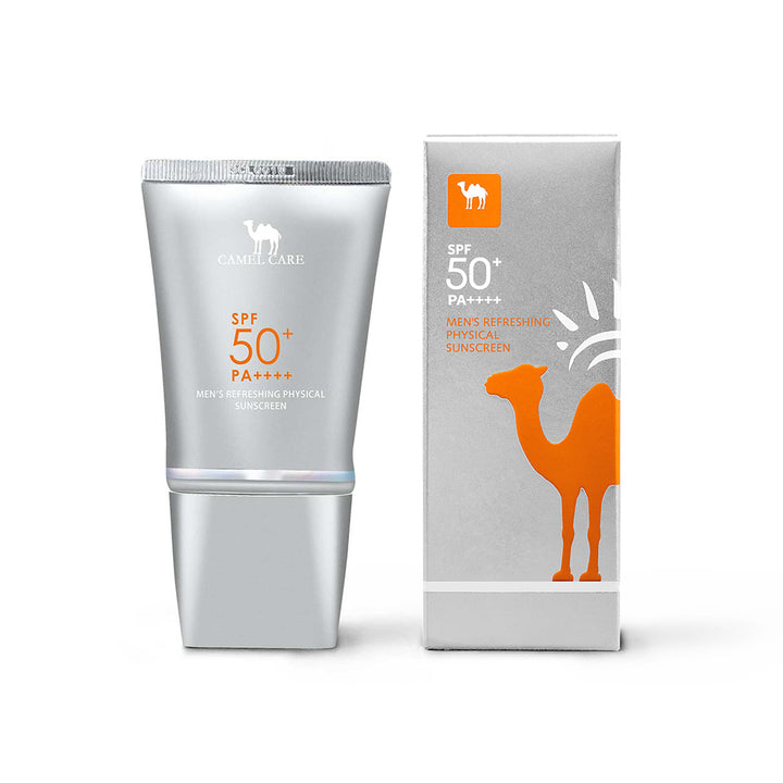 CAMEL CARE Men's Refreshing Physical Sunscreen SPF 50+ PA++++
