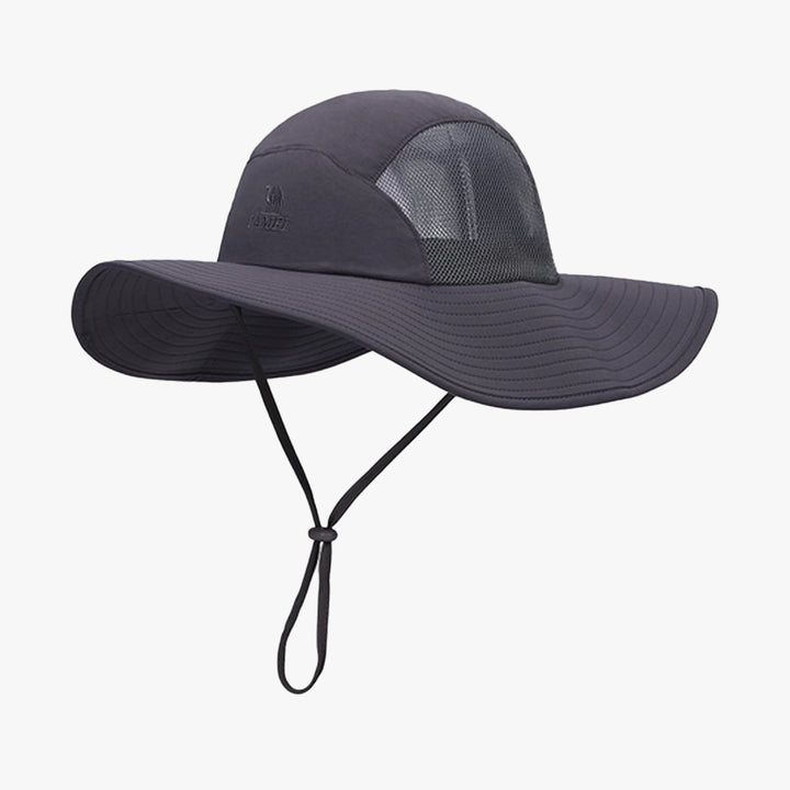TOYFX Men’s Wide Brim Sun Hat – Breathable Outdoor UV Protection Hat with Adjustable Chin Strap