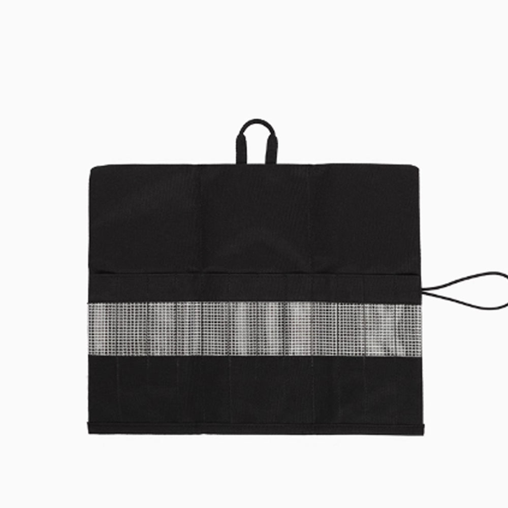 OutPro - Portable Roll-Up Tool Organizer Pouch – Durable Travel Storage Case with Mesh Pockets