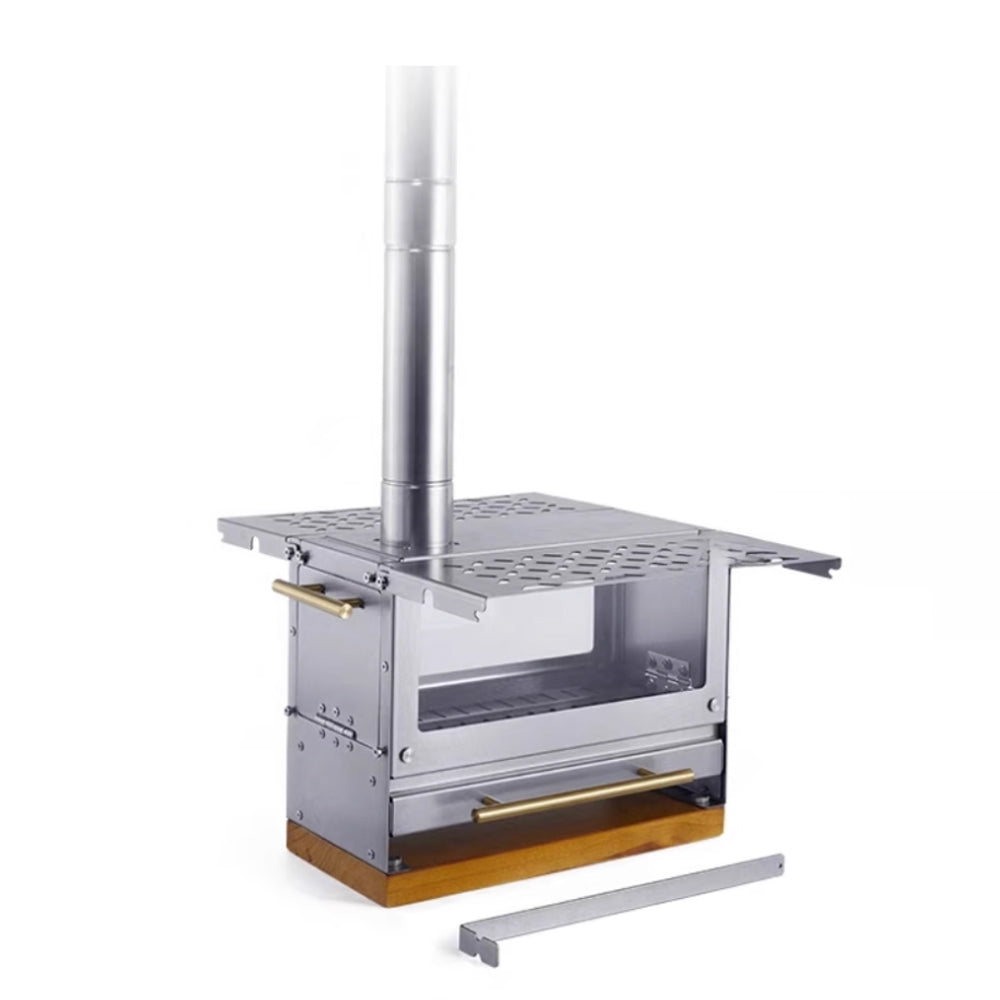 OutPro - Portable Stainless Steel Camping Wood Stove