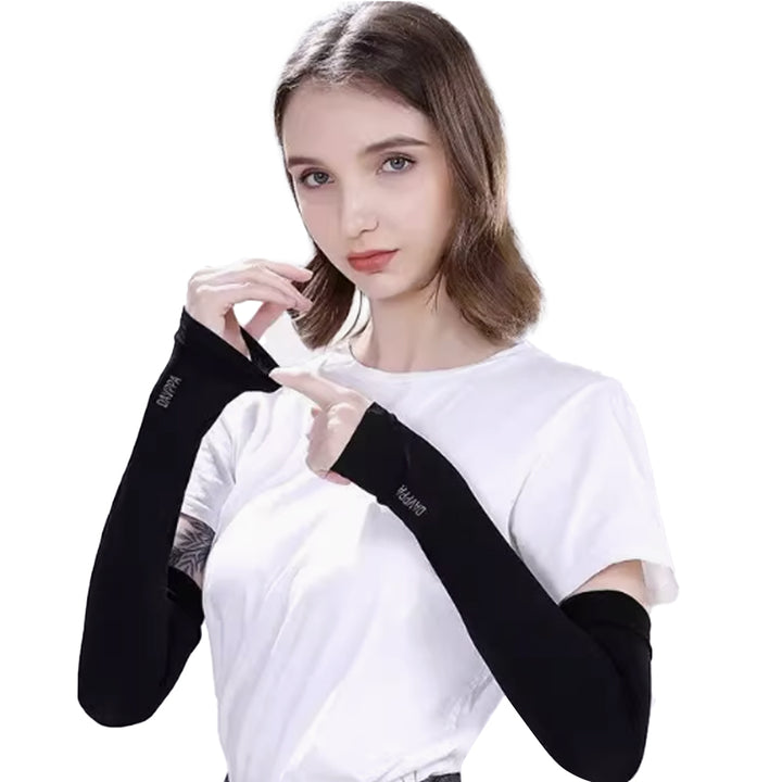UV Protection Arm Sleeves for Women – Lightweight, Breathable, Stretchable Sun Sleeves