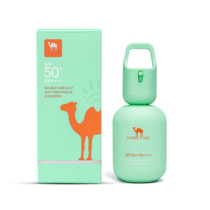 Camel Care SPF50+ PA++++ Double Protection Physical Sunscreen – Lightweight & Gentle Formula