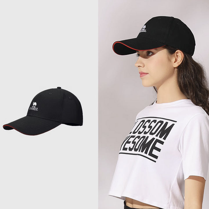 Camel Unisex Cotton Baseball Cap – Adjustable Casual Sports Hat
