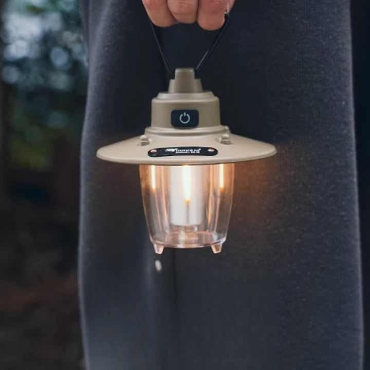 DOUBURE - Retro Outdoor LED Camping Lantern – Water-Resistant & Tripod Mountable
