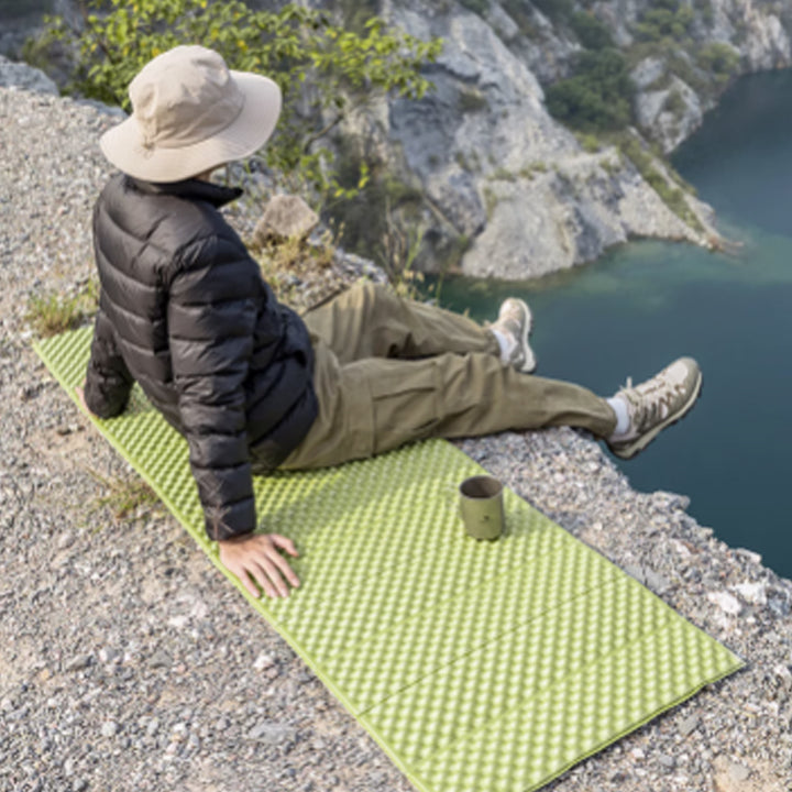 QOMOLANGMA - Ultralight Folding Foam Camping Sleeping Pad – Egg Crate Design