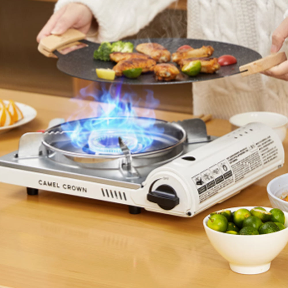 Portable Butane Gas Stove – CAMEL CROWN Single Burner for Outdoor & Indoor Cooking