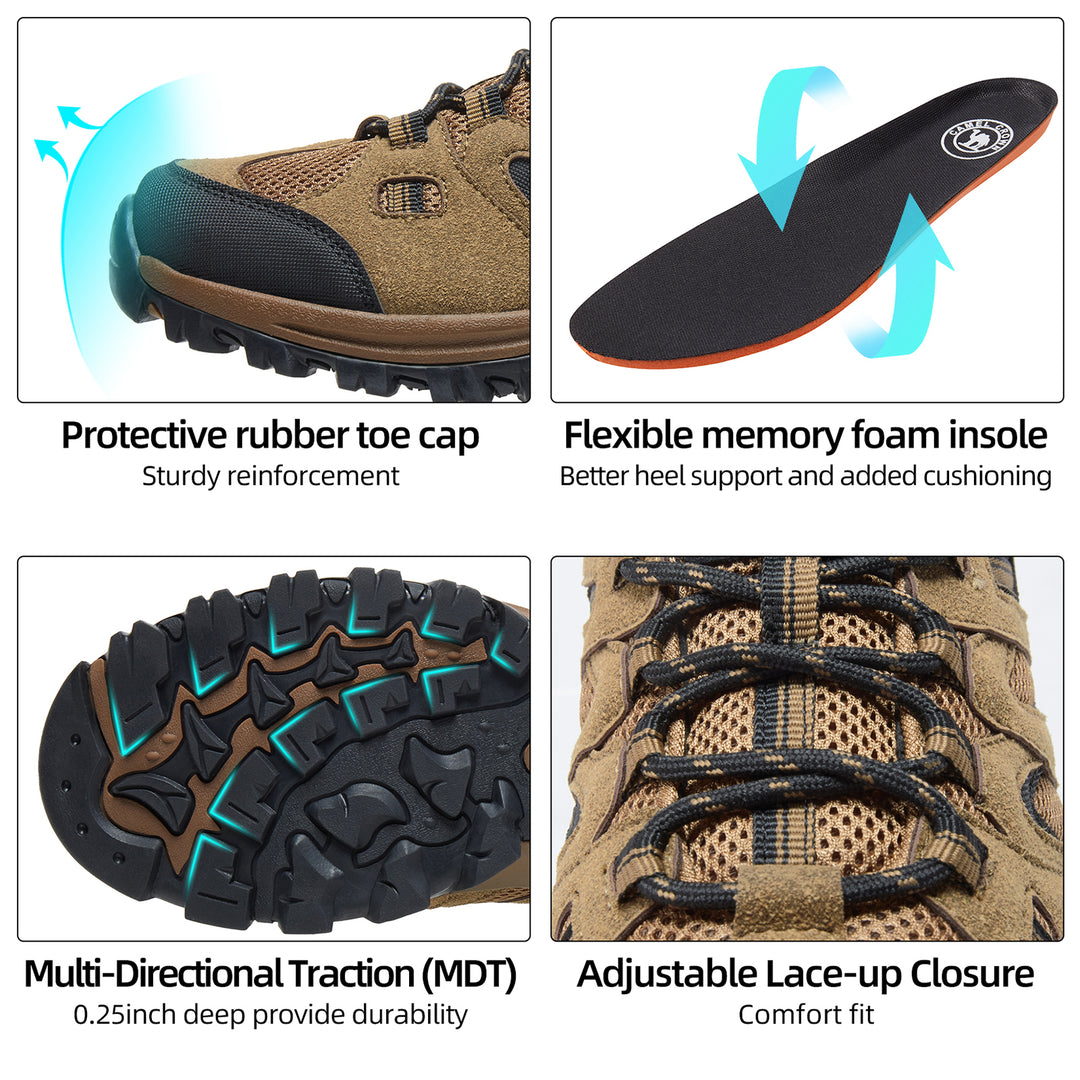 Outdoorgo - Non-Slip Hiking Shoes