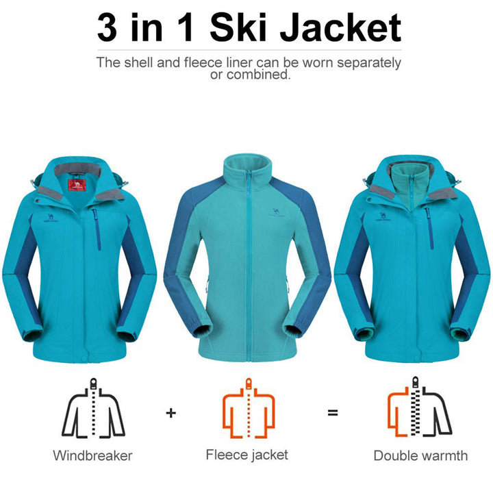 CAMEL CROWN Women's Waterproof Jacket